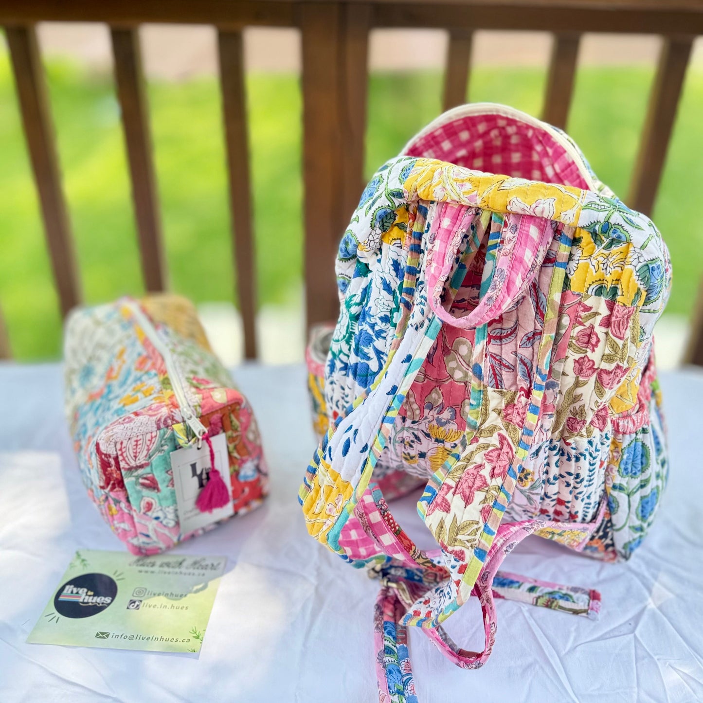 Floral Mosaic Backpack