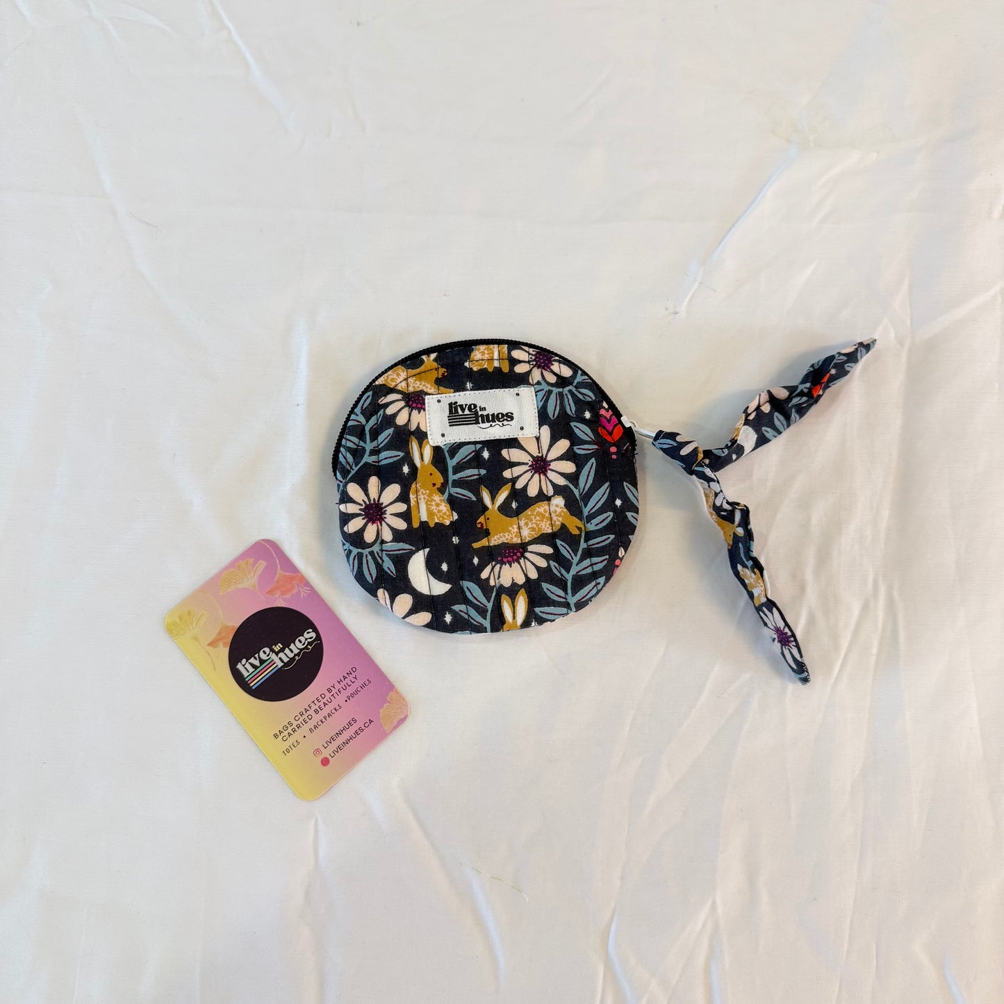 Moonlit Round Pouch