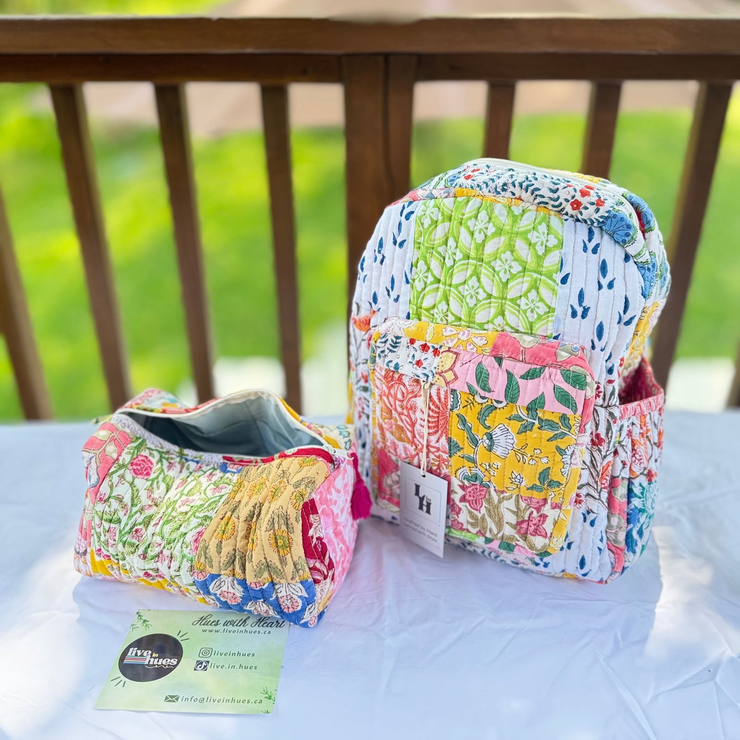 Floral Mosaic Backpack