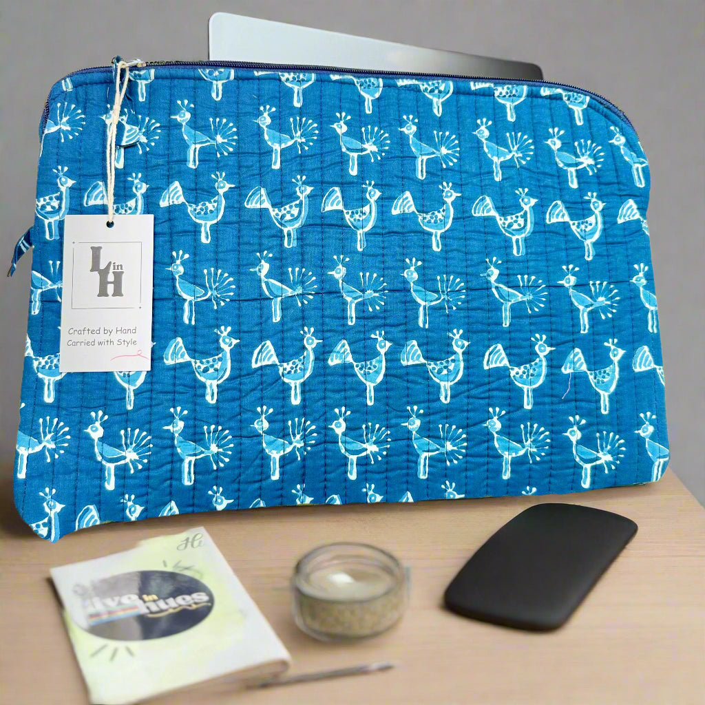 Indigo Birds Sleeve
