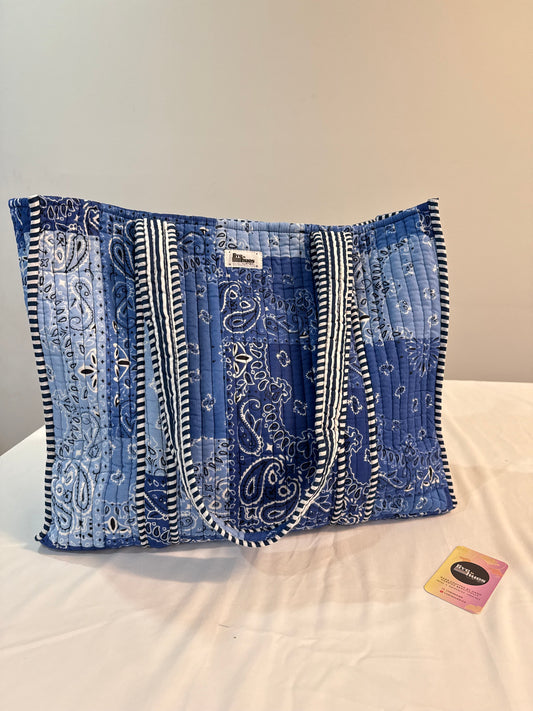Cobalt Coastline Big Tote