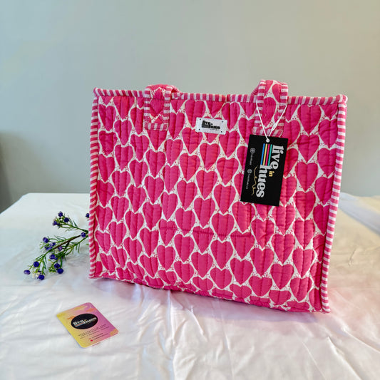 Cupid's Blush Mini Tote