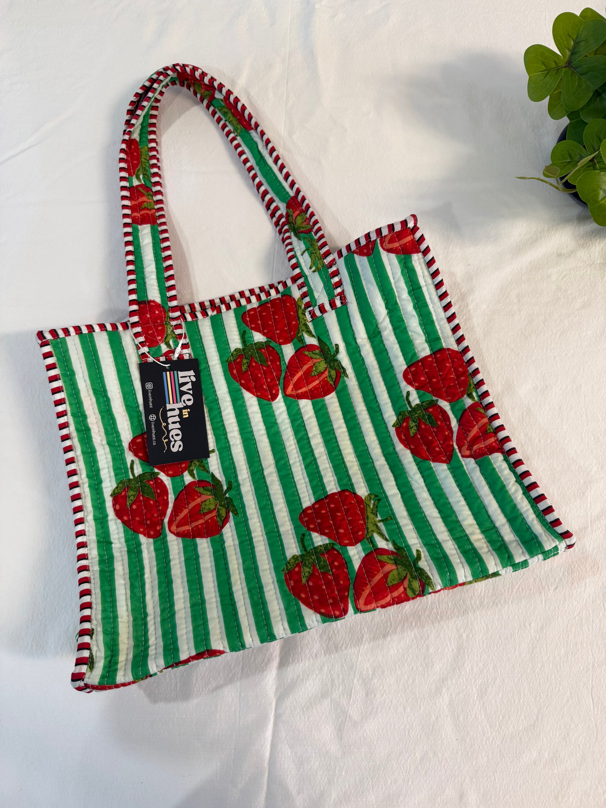 Green Berry Mini Tote