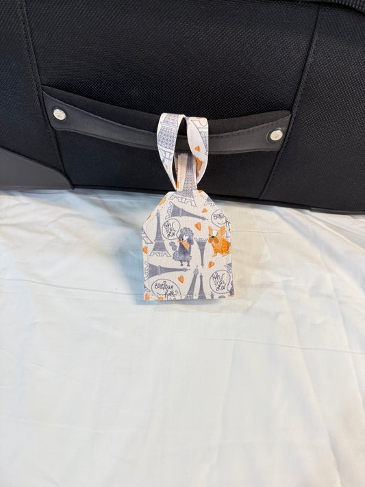 Paris Luggage Tag