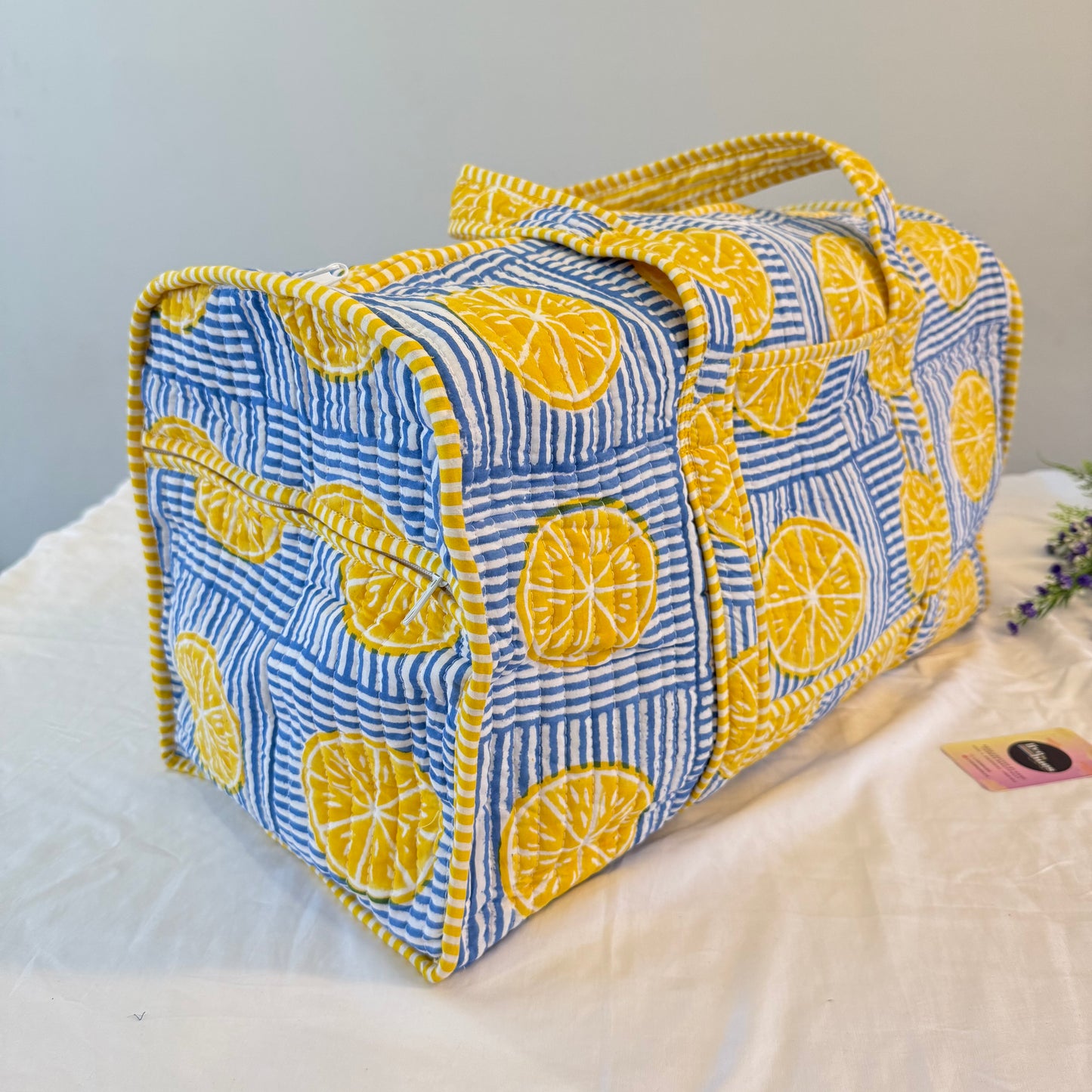 Lemon Zest Duffle Bag