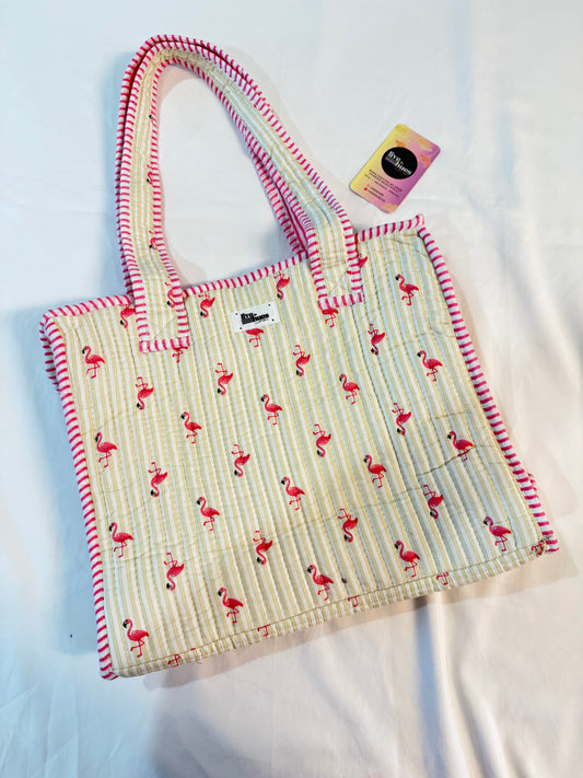 Flamingo Blush Mini Tote