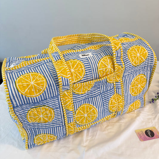 Lemon Zest Duffle Bag