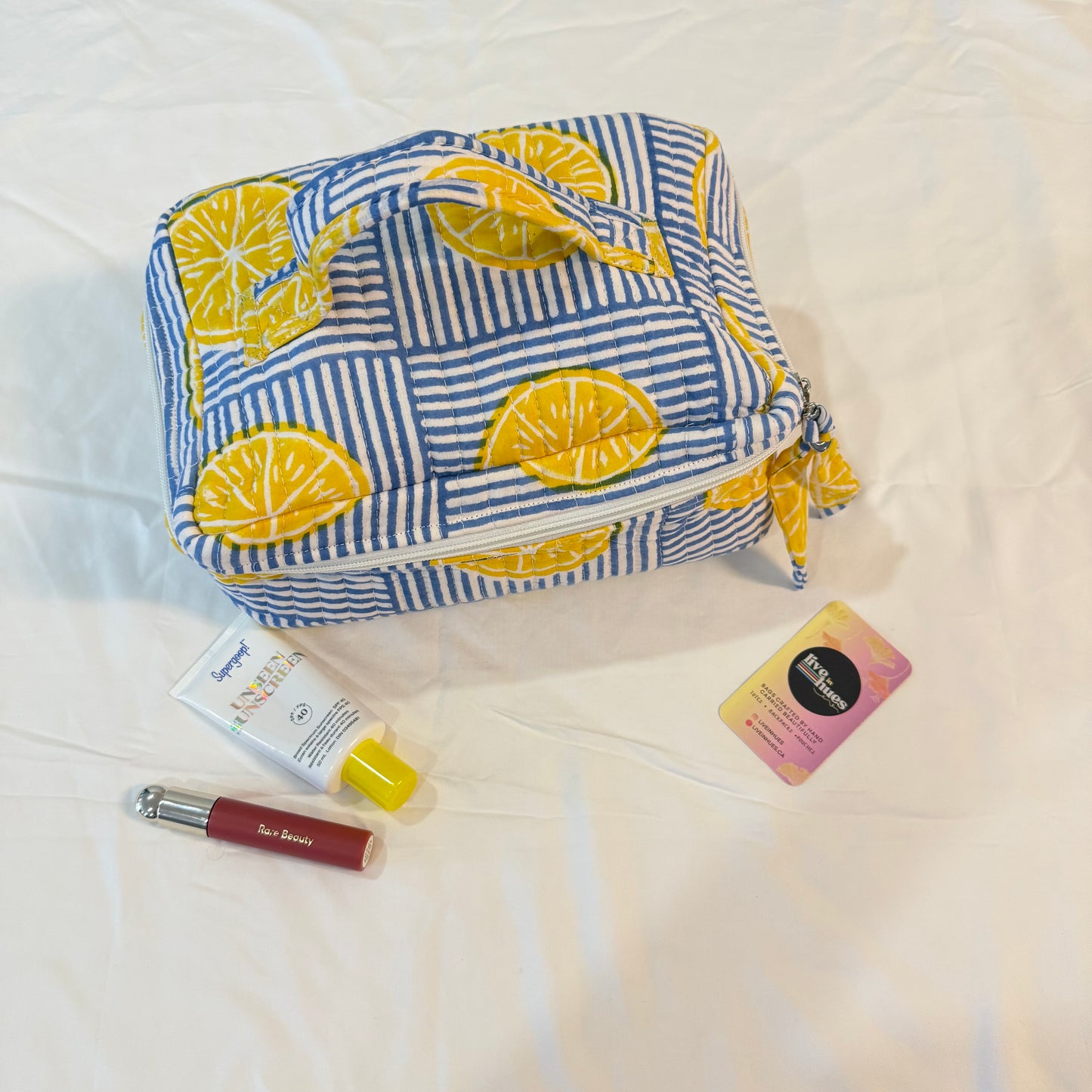 Lemon Zest Vanity Bag
