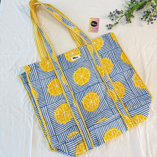 Lemon Zest Big Tote