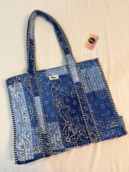 Cobalt Coastline Big Tote