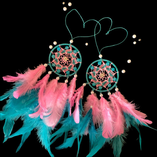 Teal & Pink Whispers