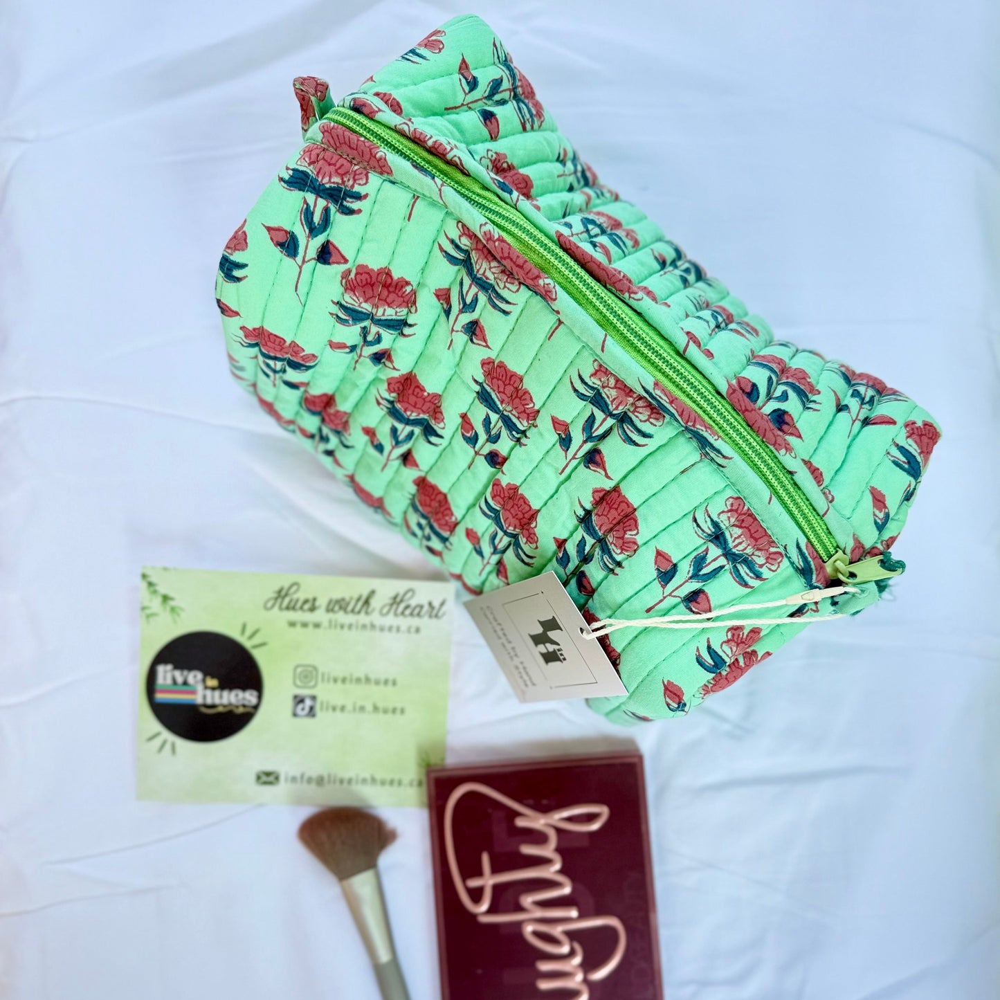 Pistachio Petals Pouch