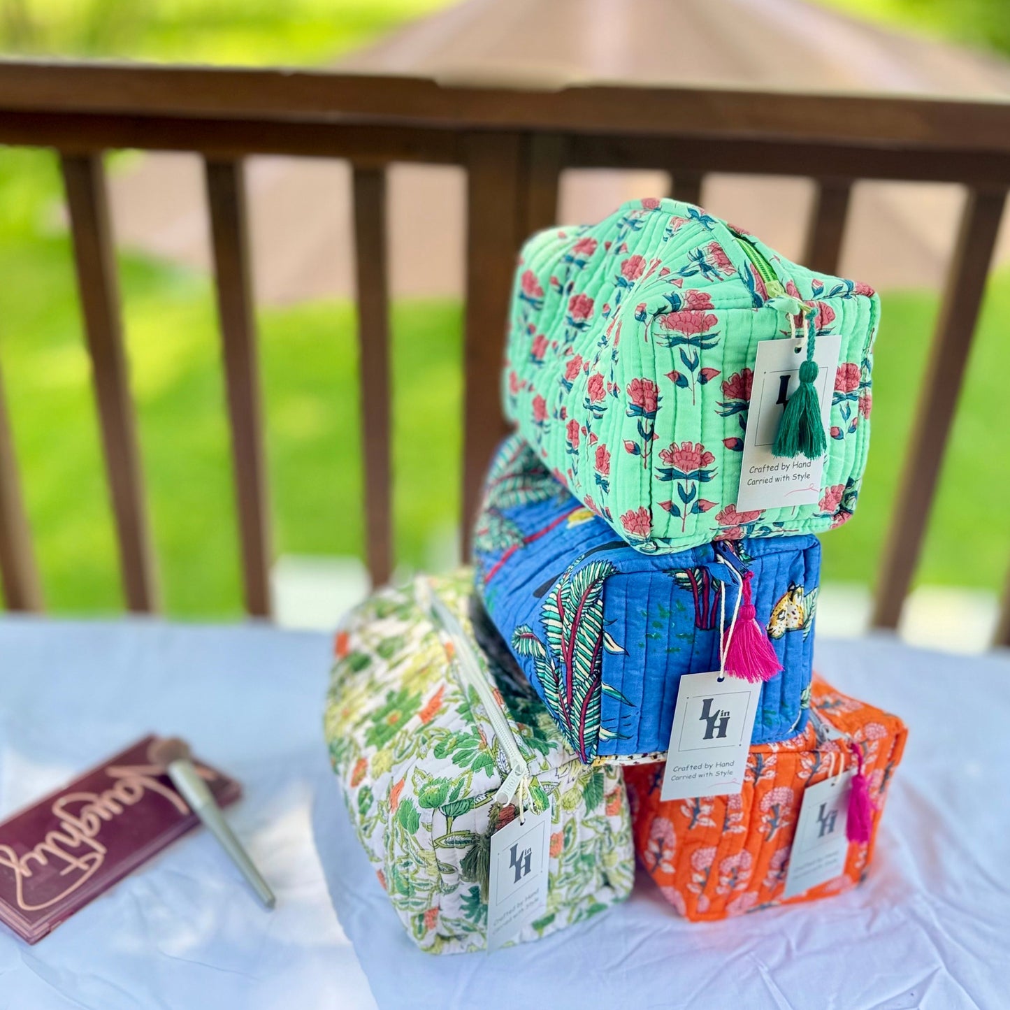 Pistachio Petals Pouch