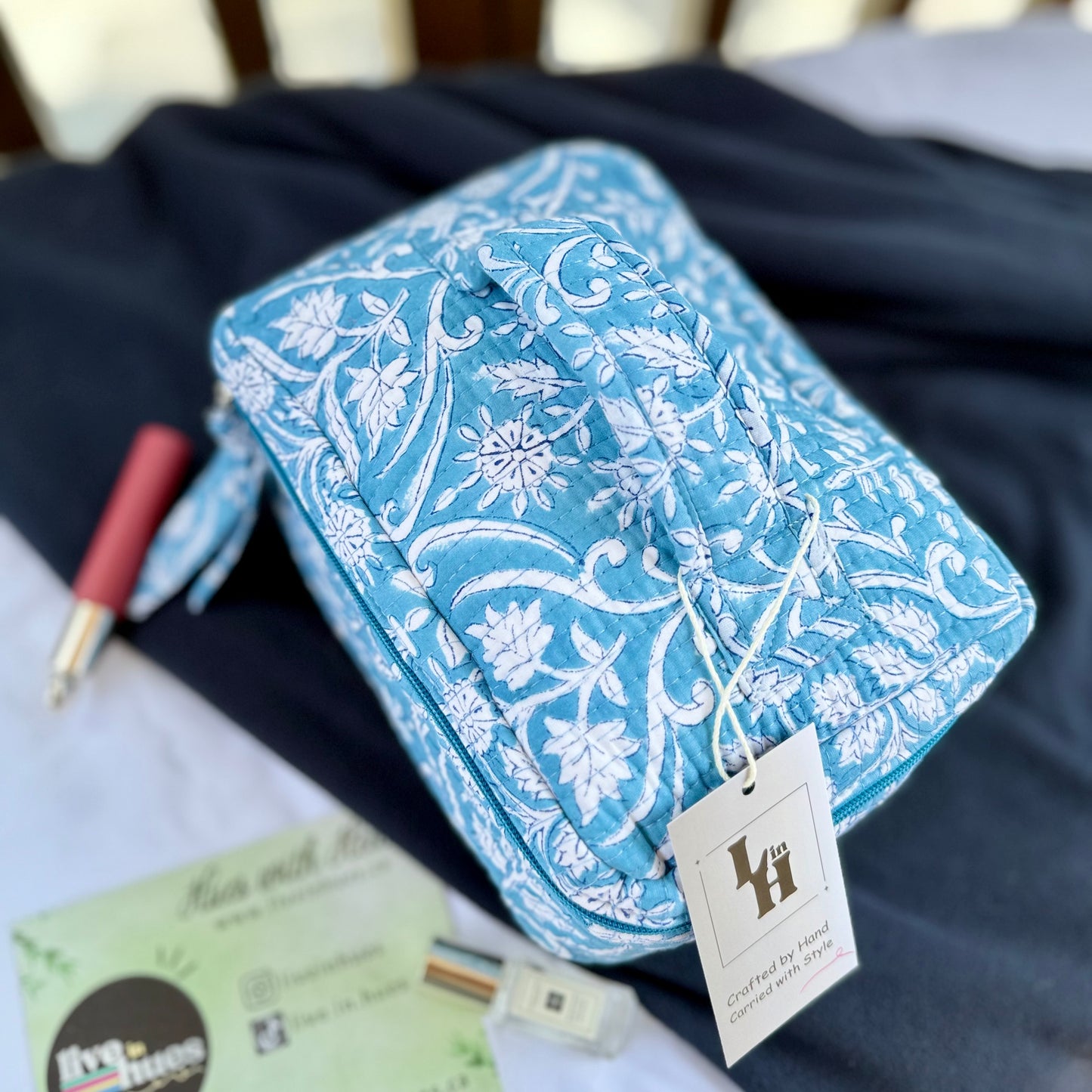 River Blossom Vanity Bag