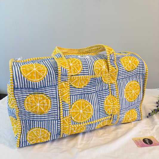 Lemon Zest Duffle Bag