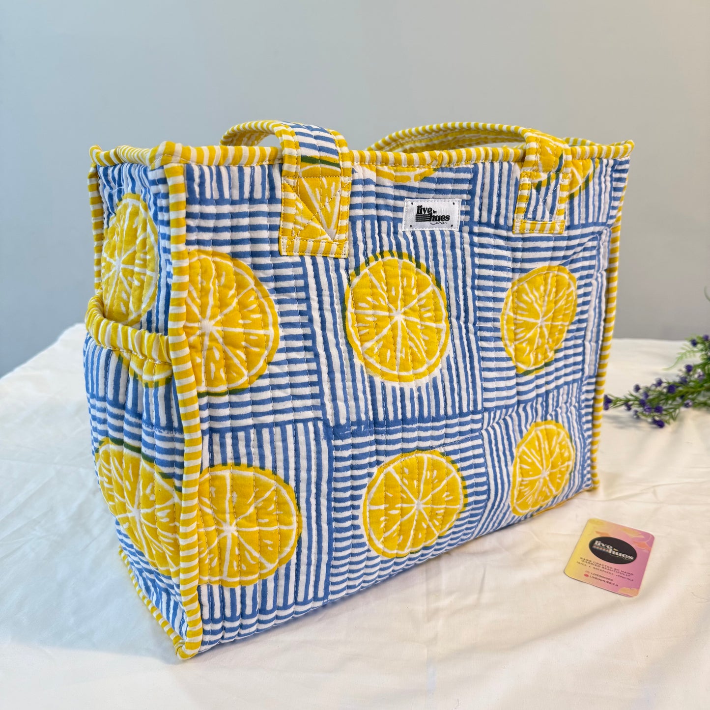 Lemon Zest Mini Tote