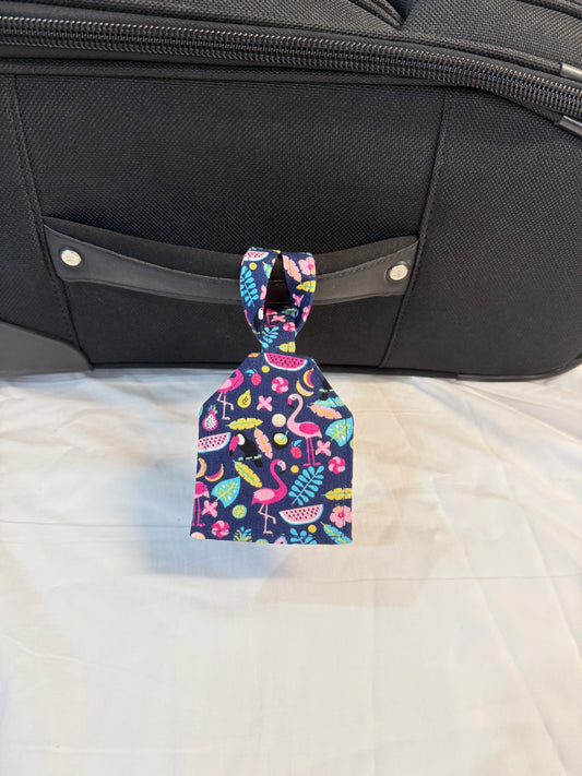 Flamingo Luggage Tag