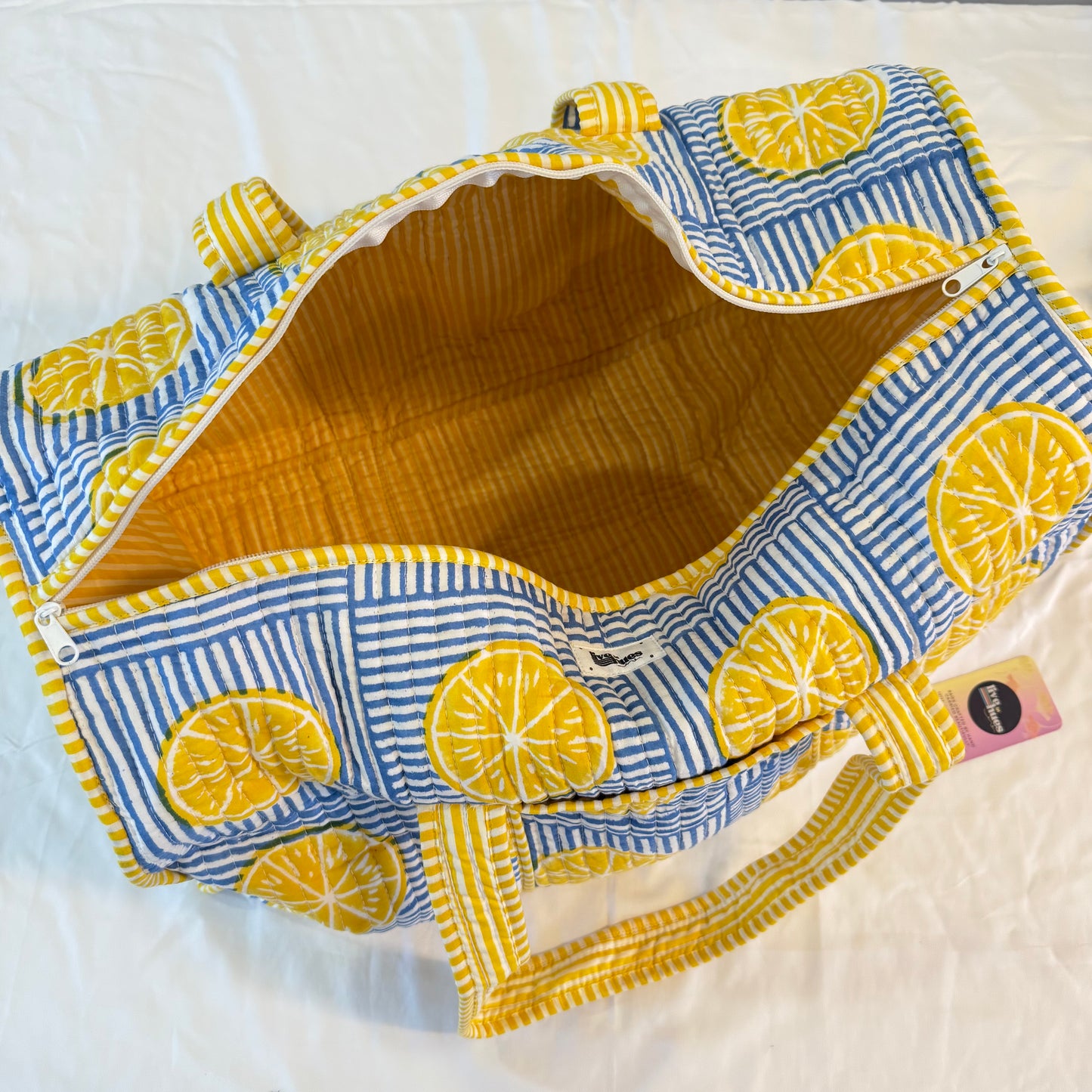 Lemon Zest Duffle Bag