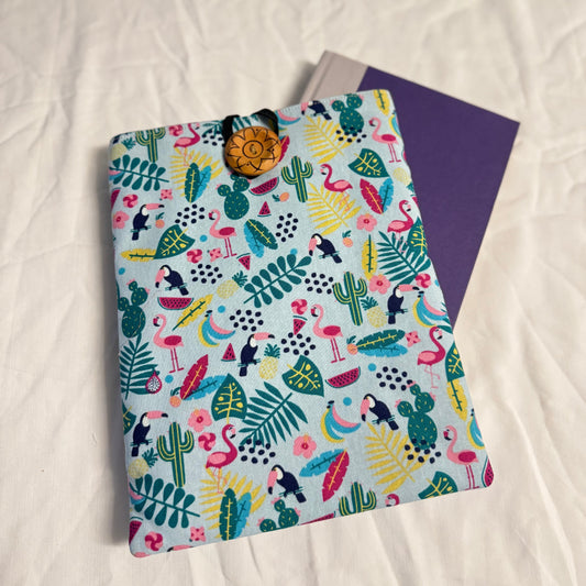 Green Flamingo Book Sleeve