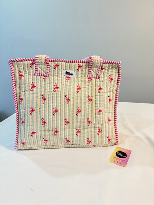 Flamingo Blush Mini Tote