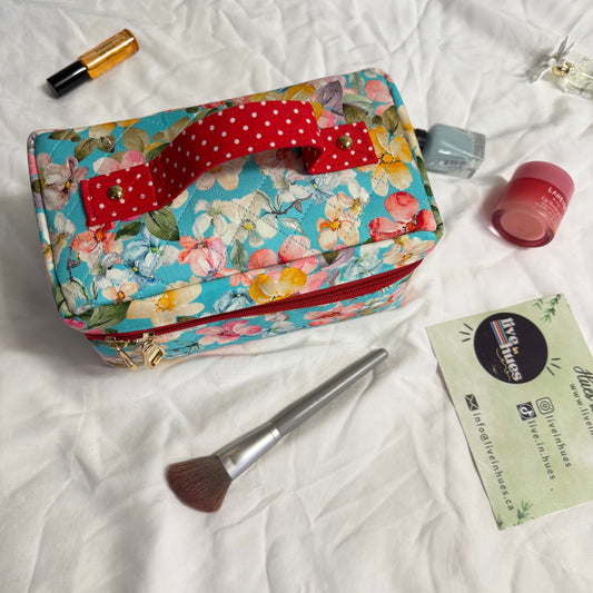 Aqua Vanity Bag