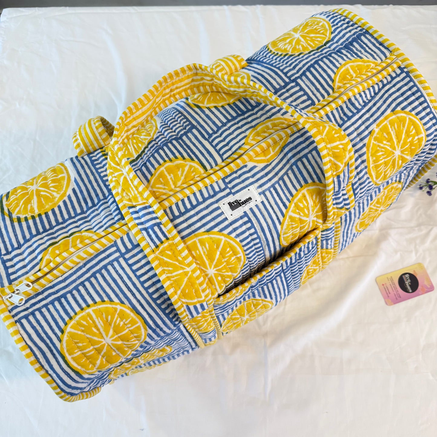 Lemon Zest Duffle Bag