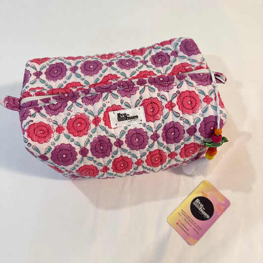 Pink Flower Pouch