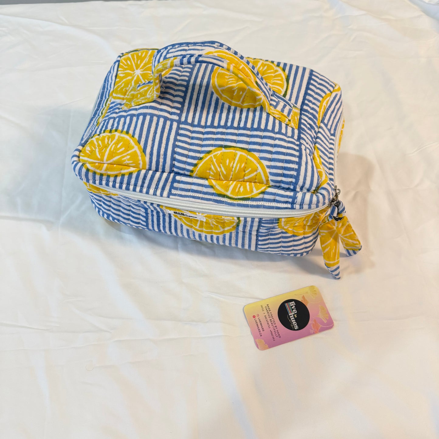 Lemon Zest Vanity Bag